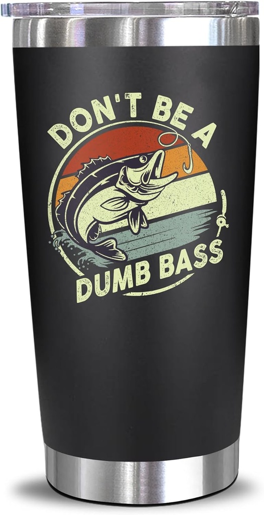 NewEleven Christmas Gifts For Him - Fishing Gifts For Men, Dad, Fisherman, Father - Practical Gift, Dad Birthday Present, Men, Husband - 20 Oz Tumbler