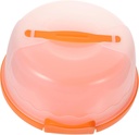 Cake Carrier Portable Plastic Cake Storage Box Locking Buckle for Easy Transportation