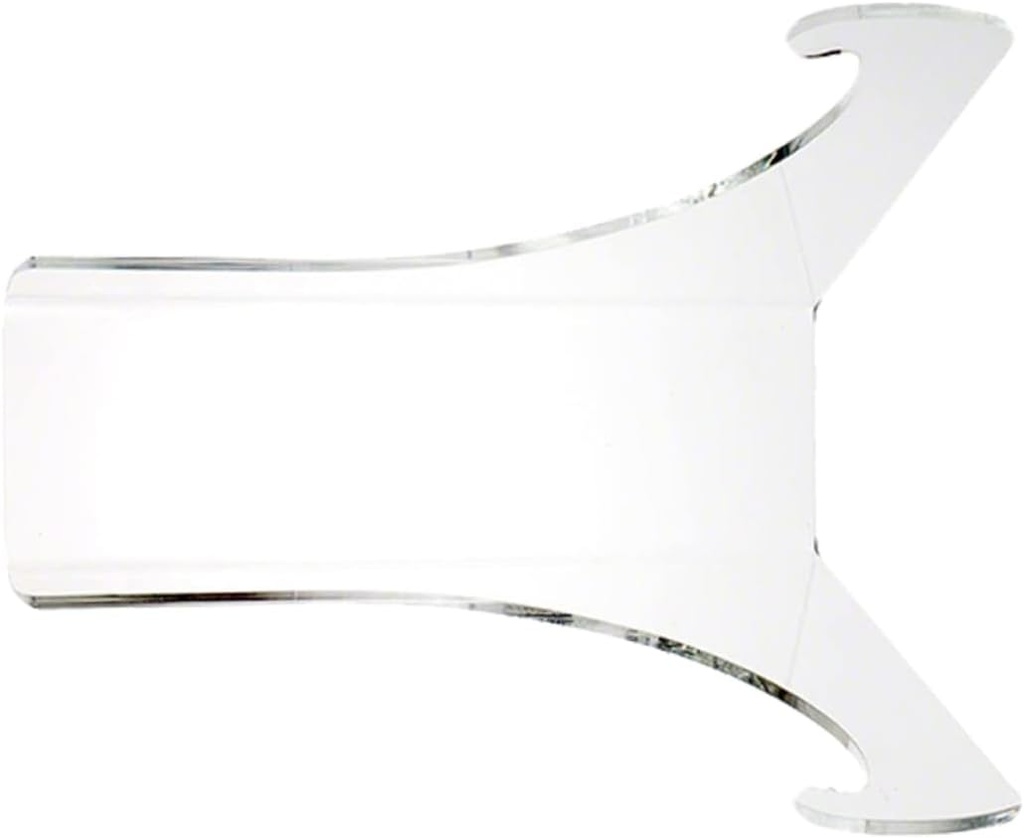 Alipis Solid Construction Acrylic Plate Stand Kitchen Plate Dish Holder Rack Tea Cake Holder for Home