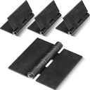 3 Heavy Duty Weldable Hinges 12 Ga Welding Long Lasting Steel Butt Hinge Corrosion and Rust Resistant Metal Weld on Hinges for Trailer Door Gates (4 Pcs)