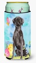 Caroline's Treasures BB9608TBC Black Labrador Easter Tall Boy Hugger Can Cooler Sleeve Hugger Machine Washable Drink Sleeve Hugger Collapsible Insulator Beverage Insulated Holder