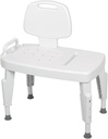 DMI Tool-Free Universal Transfer Bench for Bathtubs & Showers, 350lb Weight Capacity, Adjustable Legs, Secure Handles, FSA & HSA Eligible