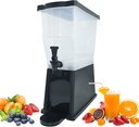 EASYROSE Beverage Dispenser 3 Gallon Drink Dispenser with Spigot, Juice Dispensers for Parties, Black Base