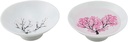 丸モ高木陶器 Japanese Sakura Cherry Blossom Color Changing Sake Cups (Pair), Magical Blooming Sake Cups