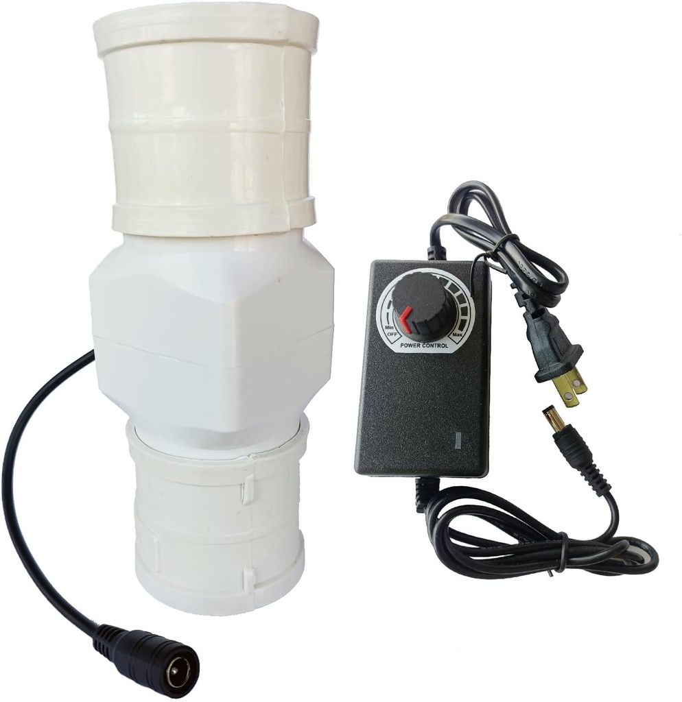 2 Inch Inline Duct Fan 12V 6W Mini Extractor Fan Hydroponic Ventilation Fan for Booster Grow Tents Bathroom Pet Box Shoes Cabinet (Color : Fans+50Mm Pipe, Size : Speed Control)