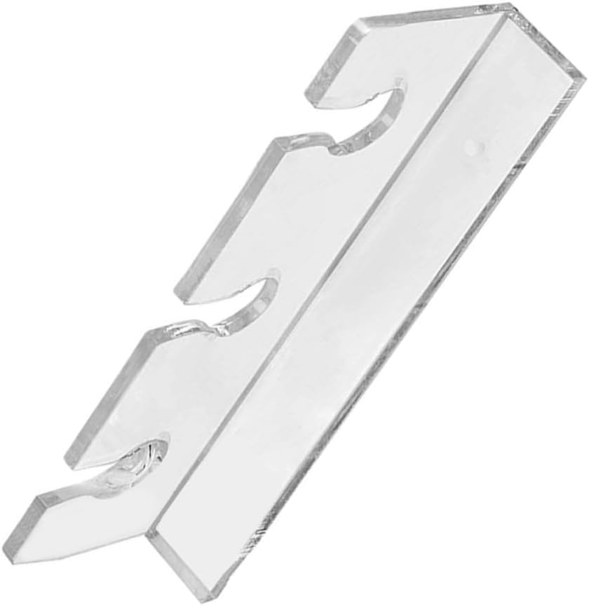 BESTOYARD 3-Position Wall-Mounted Wine Glass Rack Thick Acrylic Space-Saving Goblet Holder for Home Kitchen and Bar Storage