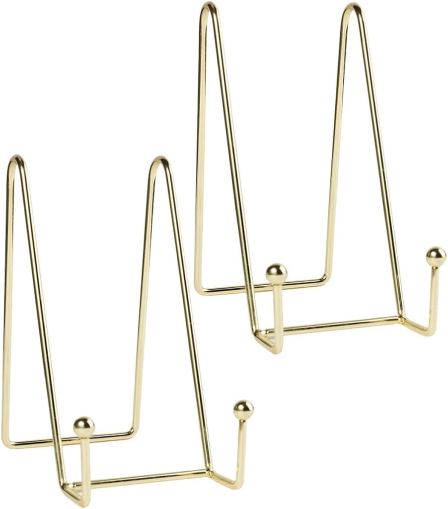 BESTOYARD 2pcs Photo Holding Rack Display Rack for Books Plate Artwork Home Decor Unique Design