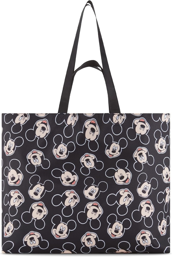 Disney Mickey and Minnie Mouse Canvas Tote bag - Girls, Boys, Teens, Adults - All Over Print Single Handle Tote Handbag