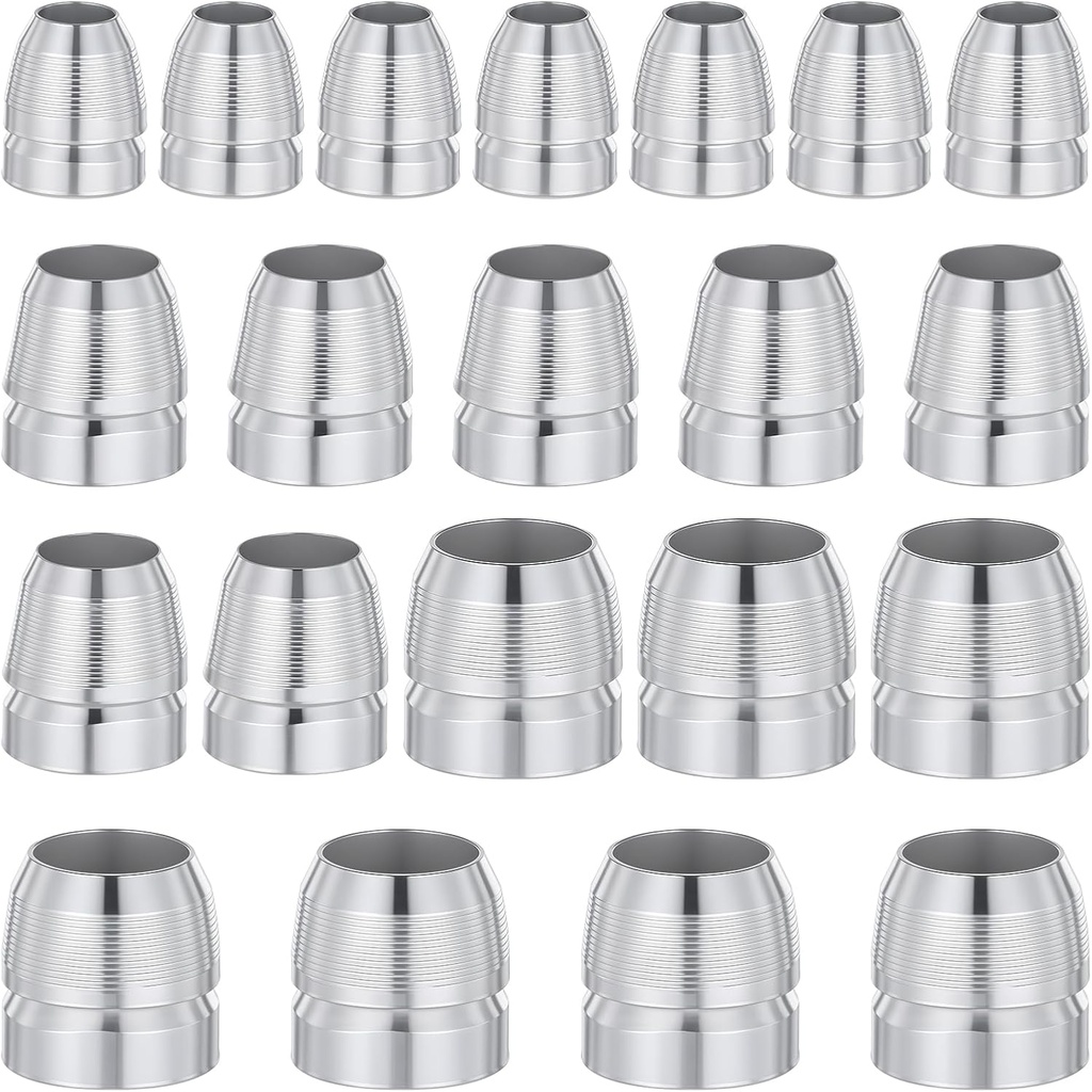 21 PCS Hammer Handles Wedges, Axe Handle Metal Wedge 0.31/0.39/0.47 Inch Round Axe Handle Wedges Sturdy Carbon Steel Mauls Handles Wedge Kit for Reinforcing Axes Claw Hammer Sledge