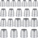 21 PCS Hammer Handles Wedges, Axe Handle Metal Wedge 0.31/0.39/0.47 Inch Round Axe Handle Wedges Sturdy Carbon Steel Mauls Handles Wedge Kit for Reinforcing Axes Claw Hammer Sledge