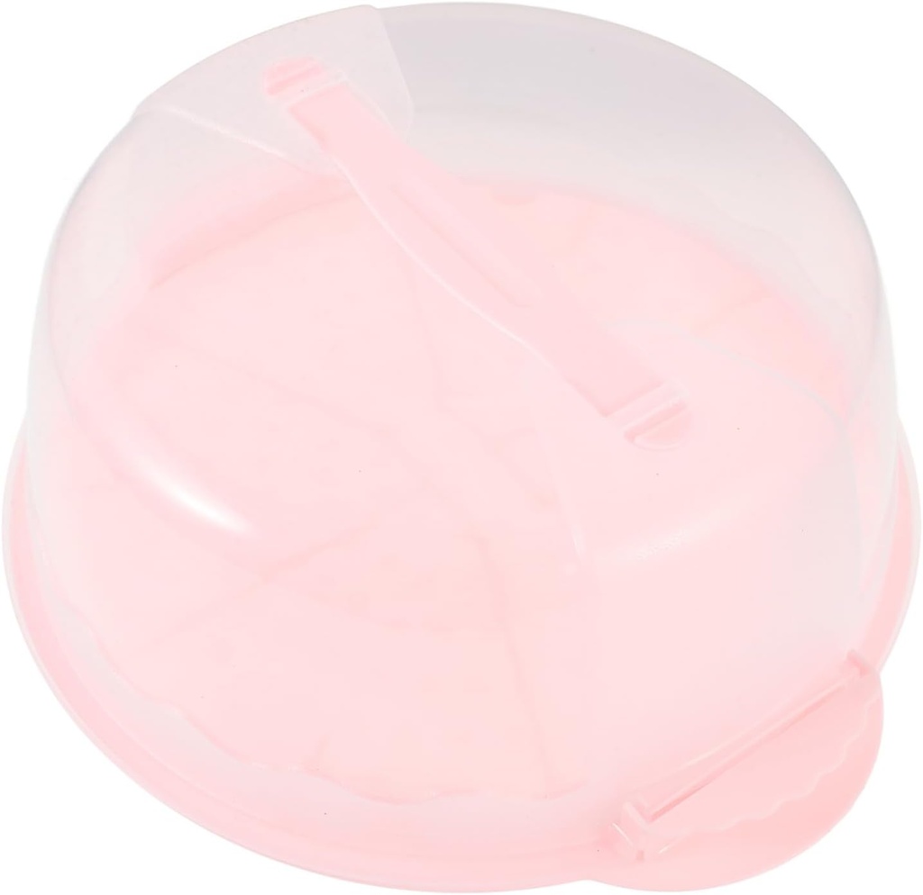 Handheld Cake Storage Box Dome Reusable Birthday Cake Carrier Sealing Holder for Safe Transport of Desserts and Pies