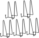 5pcs Elegant Plate Stand Display Holders for Photo Frames Artwork and Jewelry for Kitchen Office and Home Decor Construction Viewing Angle