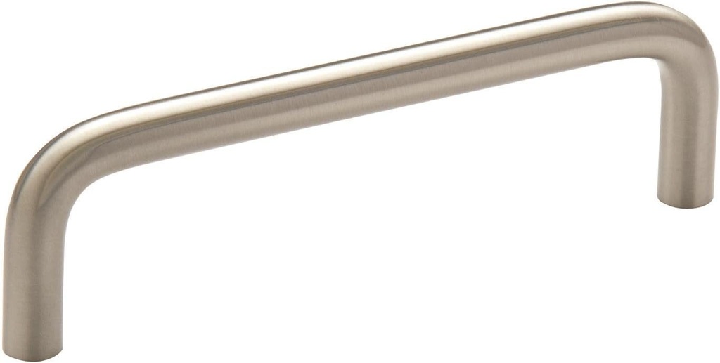Amerock | Cabinet Pull | Satin Nickel | 3-3/4 inch (96 mm) Center to Center | Everyday Heritage | 1 Pack | Drawer Pull | Drawer Handle | Cabinet Hardware