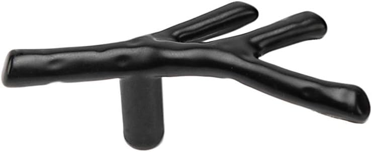 25 Pack Black Twig Knobs Branch Zinc Alloy Decorative Cabinet Wardrobe Furniture Door Drawer Knobs Pulls Handles Hardware