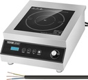 VEVOR Portable Commercial Cooktop, 5000W Induction Burner with 16 Temp Settings, Stainless Steel Countertop Induction Hot Plate with 4H Timer, Child Lock