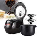 Commercial Pearls Machine 6L Automatic Pearl Pot Non-Stick Tapioca Pearl Cooker, Adjustable Temperature & Time Slow Cooker for Pudding, Milk Tea, Red Beans, Jelly