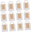 Veemoon Window Cupcake Boxes Insert Handheld Cake Packaging Cookies Treats for Parties Weddings Easy Assembly