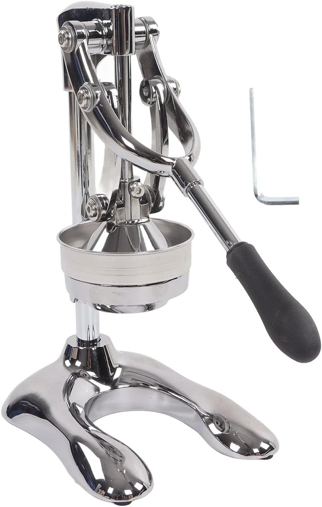 Professional Citrus Juicer, Hand Press Lemon Squeezer, Stainless Steel Heavy Duty Manual Orange Juicer with Stable U Shaped Base, Commercial Separate Design Fruit Squeezer For