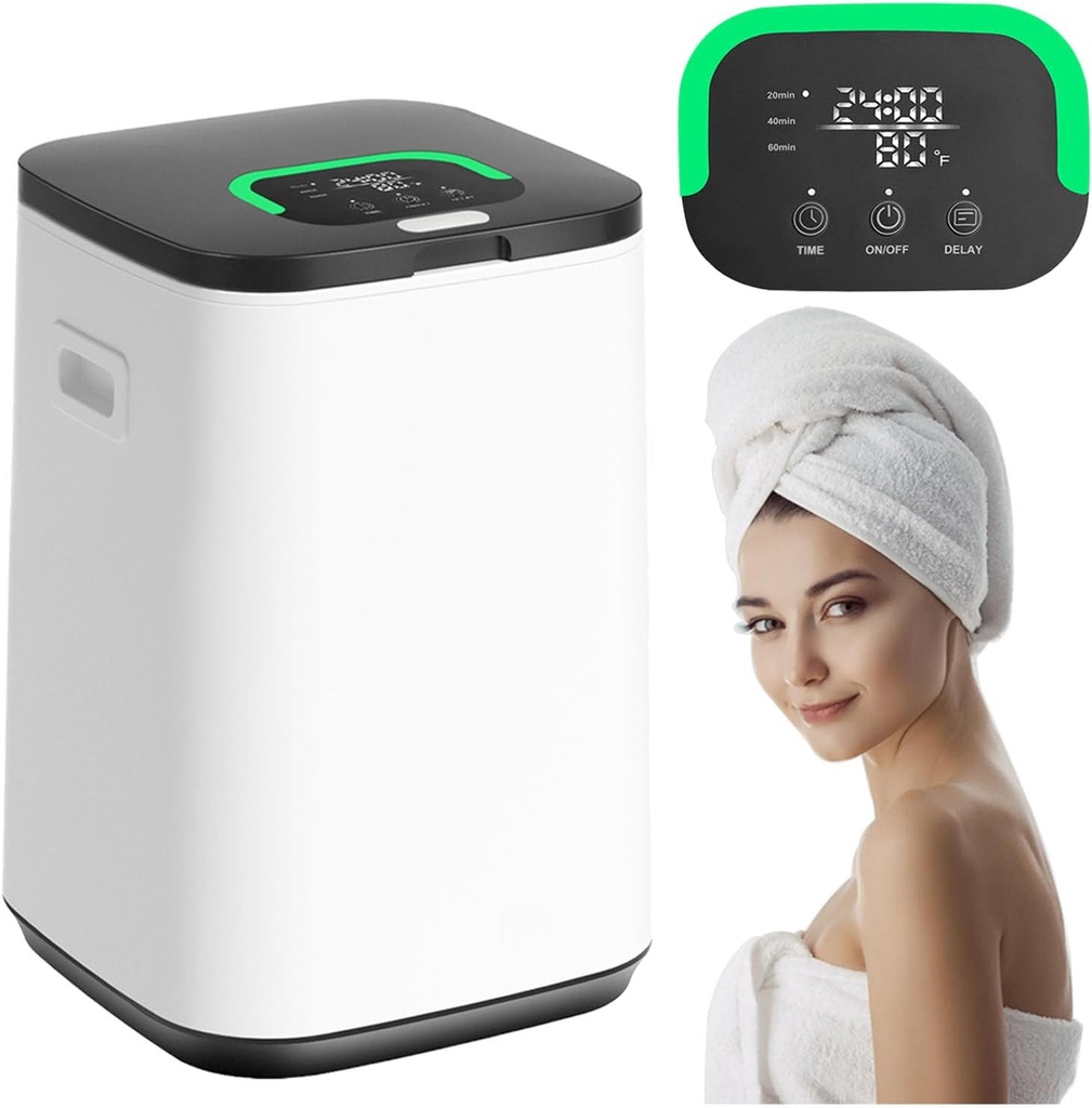 Towel Warmer, Towel Warmer for Bathroom with LED Display,Child Lock,23L Heat Timer 20/40/ 60 Min,Mothers House Warming Gifts