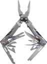 SOG PowerPint Mini Compact Stainless Steel Multi-Tool |18 Lightweight Specialty Tools & SOG Multitool Pliers Pocket Knife, Stone Wash