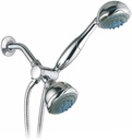 24-setting 3-way Shower Combo, Chrome, Single