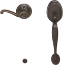 Schlage FE285-PLY-FLA-RH Plymouth Lower Handleset for Electronic Keypad with Fla, Aged Bronze