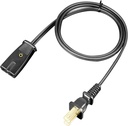 HASMX 6ft Power Cord for West Bend Coffee Urn Power Cord 58036 58002 Coffee Maker Electric Cord 2 Pin 1/2 Inch Spacing Also Fits Many Rice Cookers and Other Small Appliances