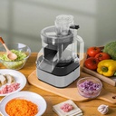 Commercial Food Processor 5L Electric Vegetable Dicer Chopper Professional Veggie Shredder Grater Multifunctional Meat Grinder Blender