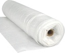 Farm Plastic Supply - Dura Skrim String Reinforced White Plastic Sheeting - 6 Mil - (10' x 50') - Reinforced Poly Film Tear Resistant, Weatherproof, Vapor Barrier Polyethylene Roll for Construction