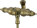 Kingston Brass ABT400-3 Vintage Down Spout Tub Body, Antique Brass Bathtub-Faucet-Replacement-Parts
