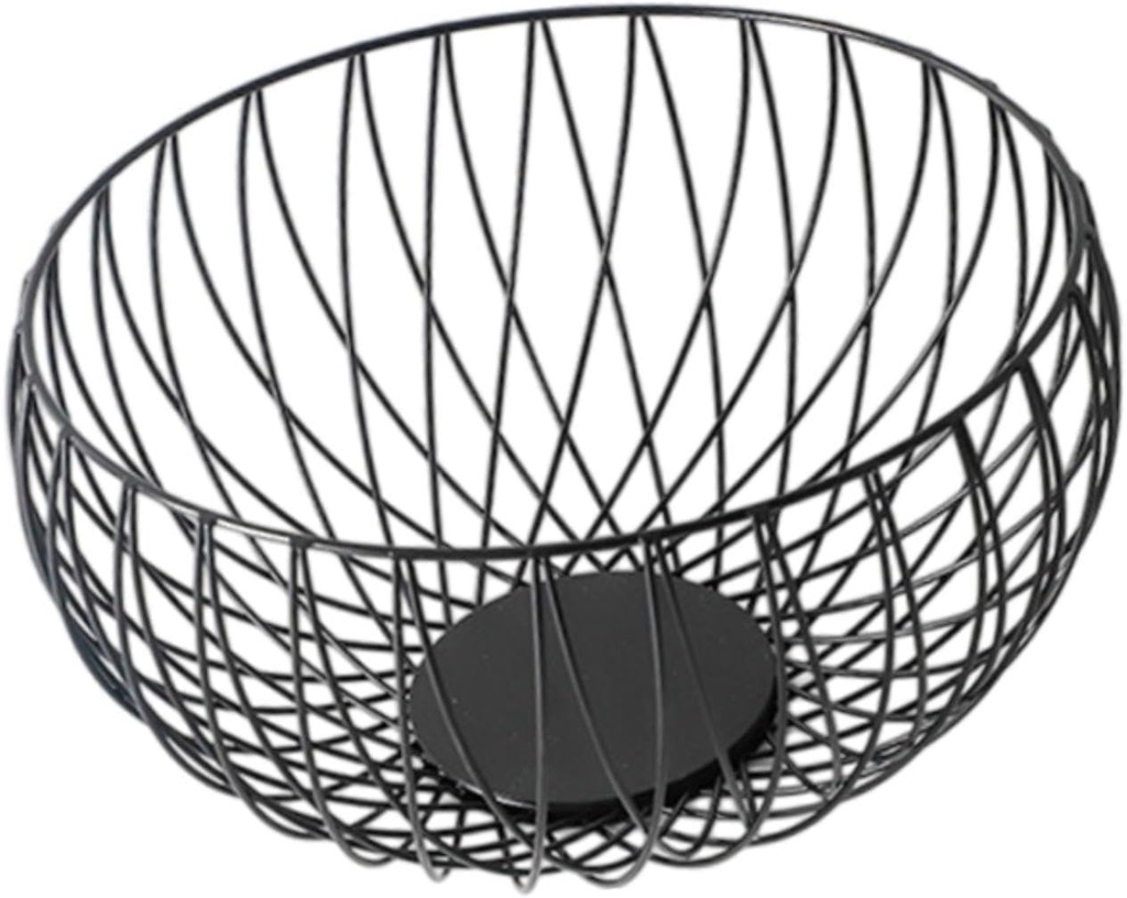 Iron Fruit Basket Coffee Pod Holder Container, Vegetables Storage Rack Countertop Fruit Bowl for Dry Pots, Snack Banana