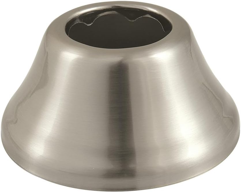 Kingston Brass FLBELL11438 1-1/4" ID x 3" OD Bell Flange, Brushed Nickel