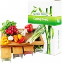 Bamboo Land- Large Bamboo Cutting Board with Containers, Food Prep Station, Cutting Board with Storage, Christmas Gifts