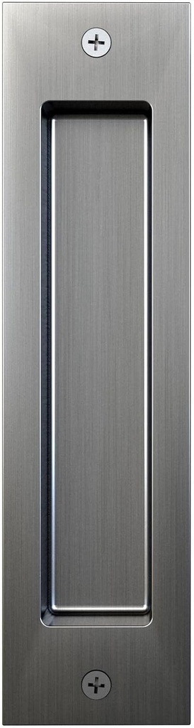Stone Harbor Hardware Sliding Door Flush Pull, 8 Inches, Satin Stainless Steel