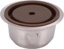 Reusable Coffee Capsule, Refillable Coffee Pods Stainless Steel Cups for V ERTUO, usable Espresso Capsules with Brush & Spoon, Coffee Filter Capsule (230ML)