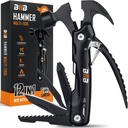 BIIB Stocking Stuffers for Men Adults, 12 in 1 Hammer Multitool Gifts for Men, White Elephant Gifts for Adults, Mens Gifts for Dad Him Husband, Christmas Gift for Mens Dad Him, Camping Essentials Gear