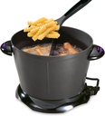 Presto 05450 DualDaddy Electric Deep Fryer, Black