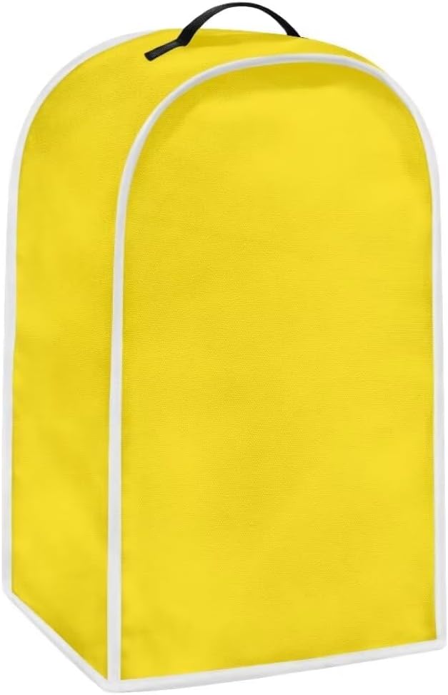 Coldinair Yellow Blender Dust Cover for Kitchen,Decorative Stand Mixer Coffee Maker Appliance Cover,Juicer Cover with Top Handle