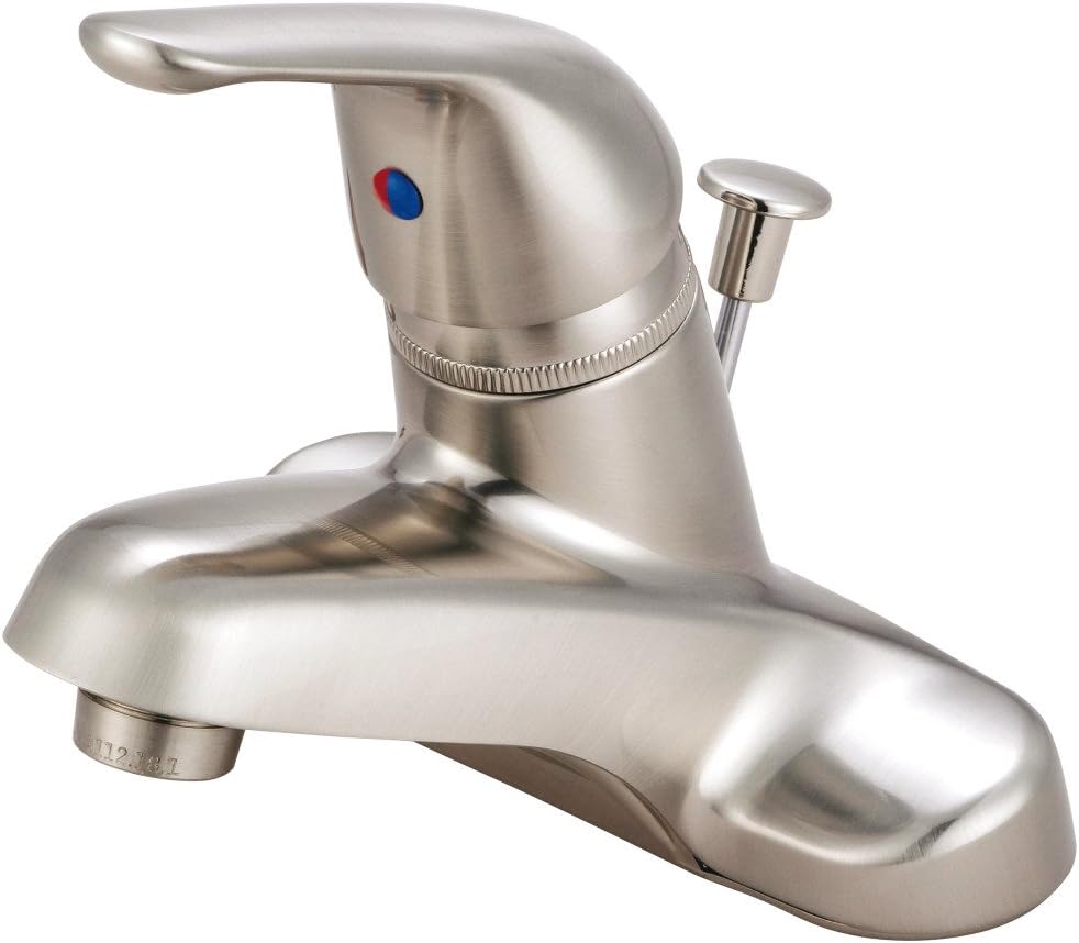 Kingston Brass FB548 Lavatory Faucet, 3-3/4, Brushed Nickel