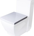 EAGO R-336SEAT Replacement Soft Closing Toilet Seat for TB336 , White