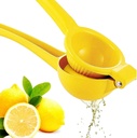 Metal Lemon Squeezer, Lime Juice Press, Manual Press Citrus Juicer for Squeeze The Freshest Juice, Yellow(s901)