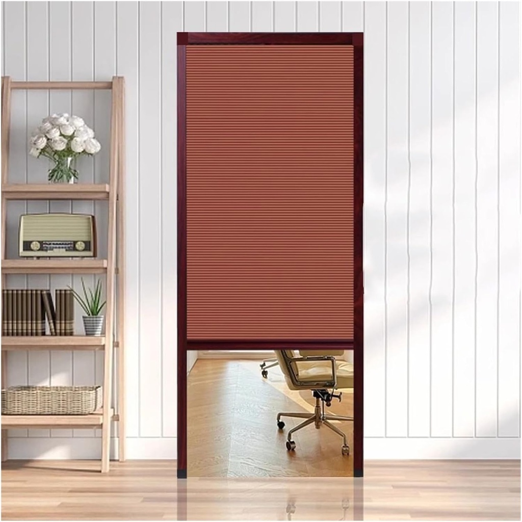 Vertical Accordion Sliding Door - Retractable Honeycomb Folding Doors for Living Room, Bedroom, Kitchen, or Closet - Custom (Up to 60 Inches Wide)