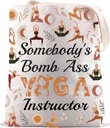 JNIAP Yoga Instructor Gift Somebody's Bomb Ass Yoga Instructor Tote Bag Yoga Practitioner Gift