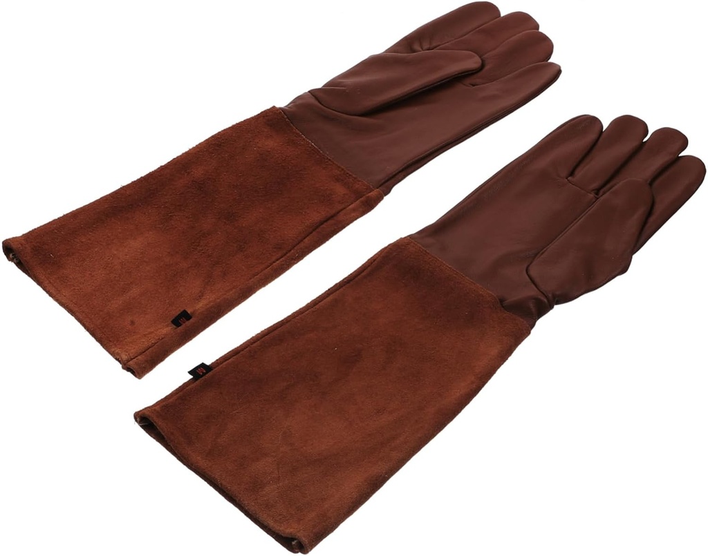 1 Pair Gardening Gloves Oven Gloves Grilling Gloves Tool Gloves for Men Warmers Oven Mitts Grill Gloves Winter Gloves Supplies Protection Fleece Hands Light Brown Cow Second Floor