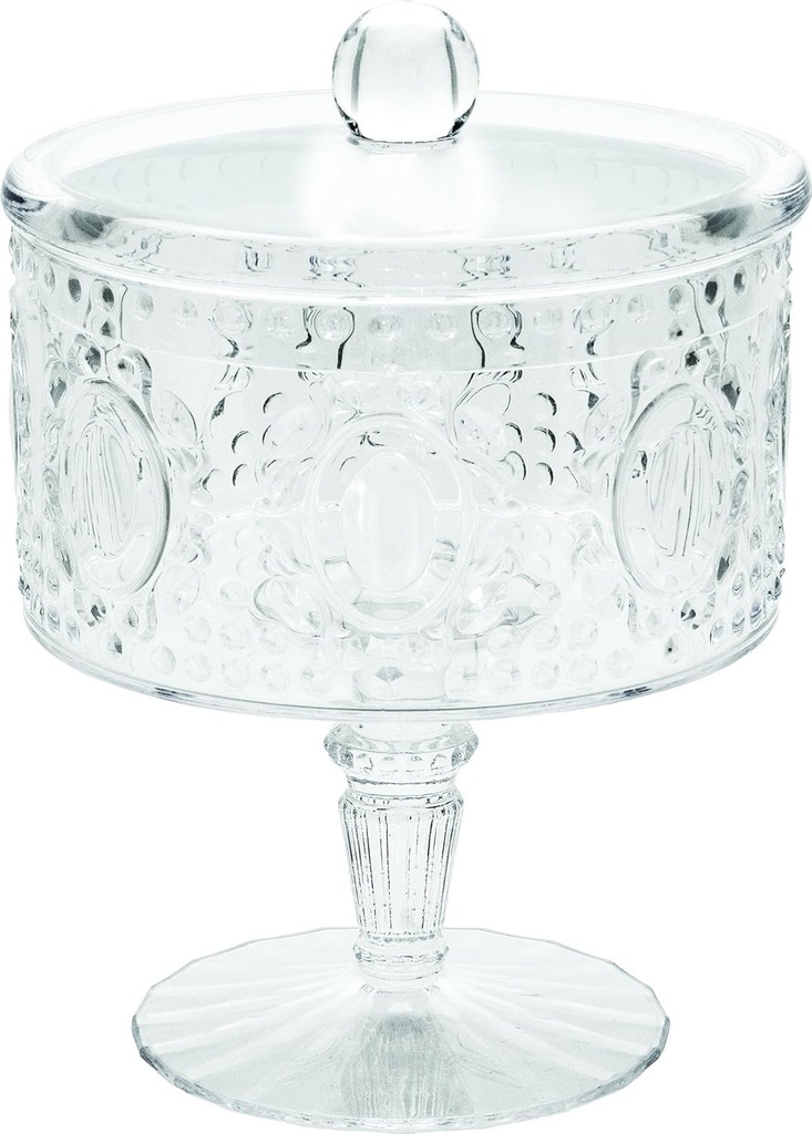 Baci Acrylic Cookie Jar, Transparent, Small