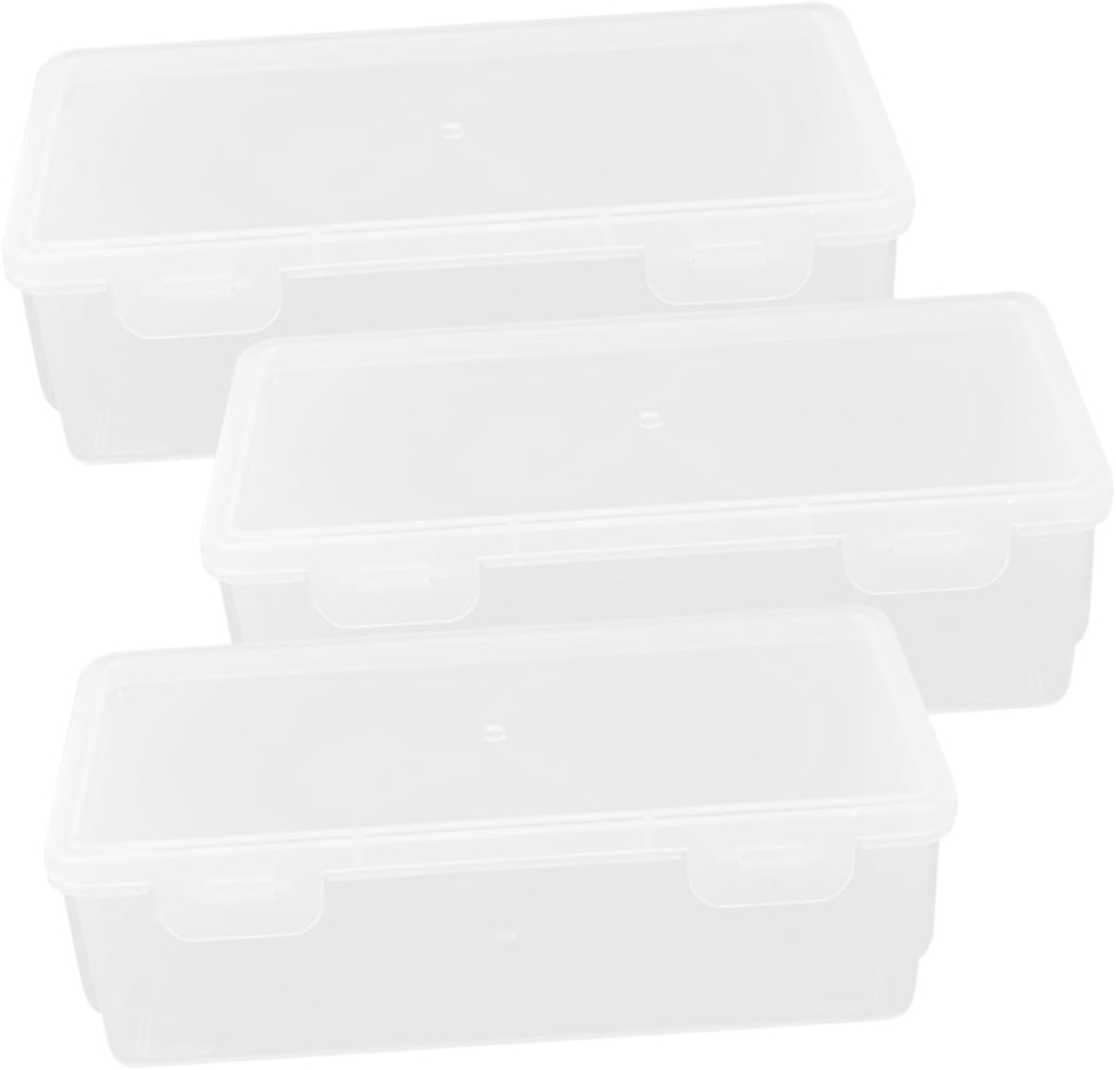 3pcs Kitchen Storage Container Leakproof Spice Holder and Bread Toast Box for Organized Food Storage Fridge Food Organizer