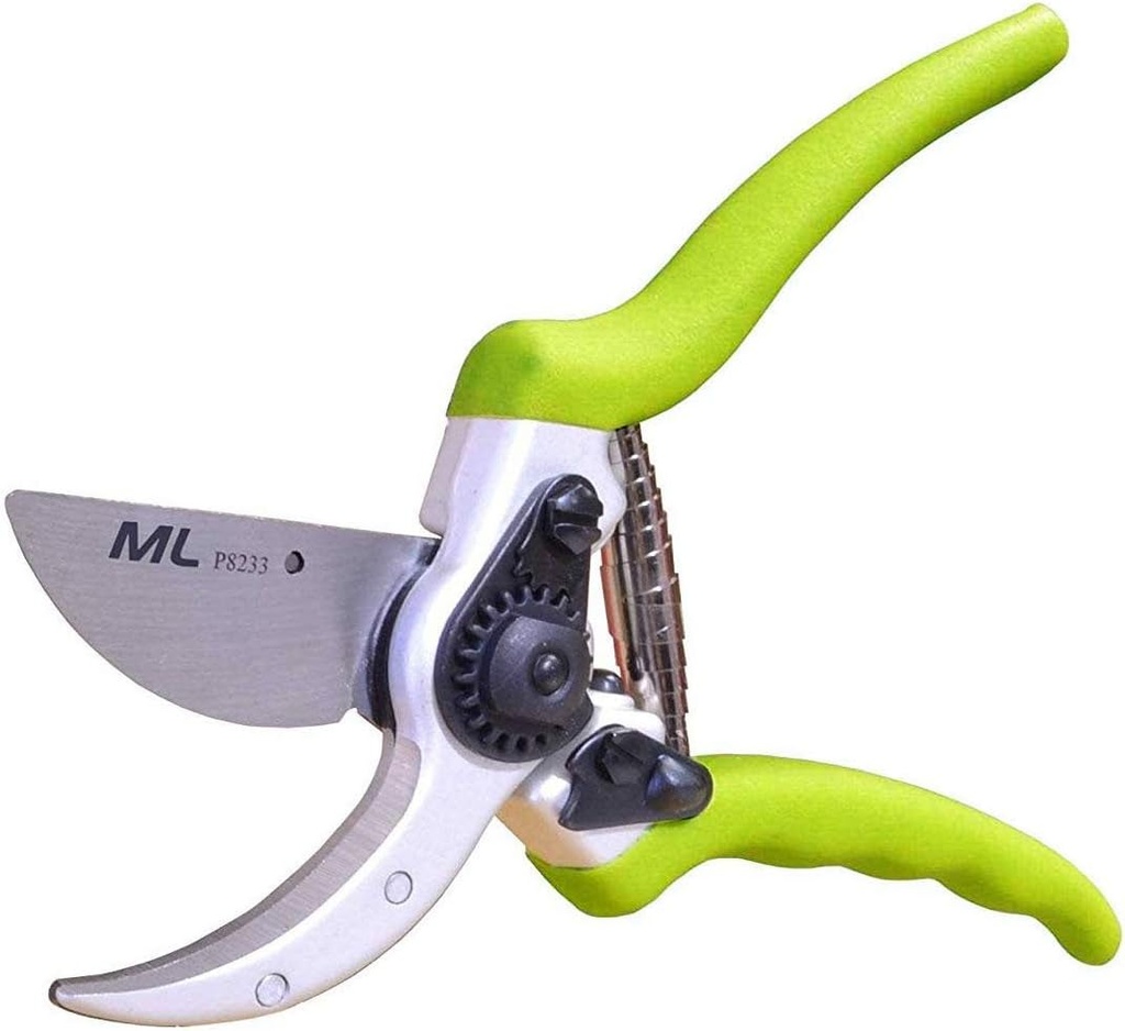 MLTOOLS Bypass Shears | Razor Sharp Professional Bypass Pruning Shears with Ergonomic Grip | 8233