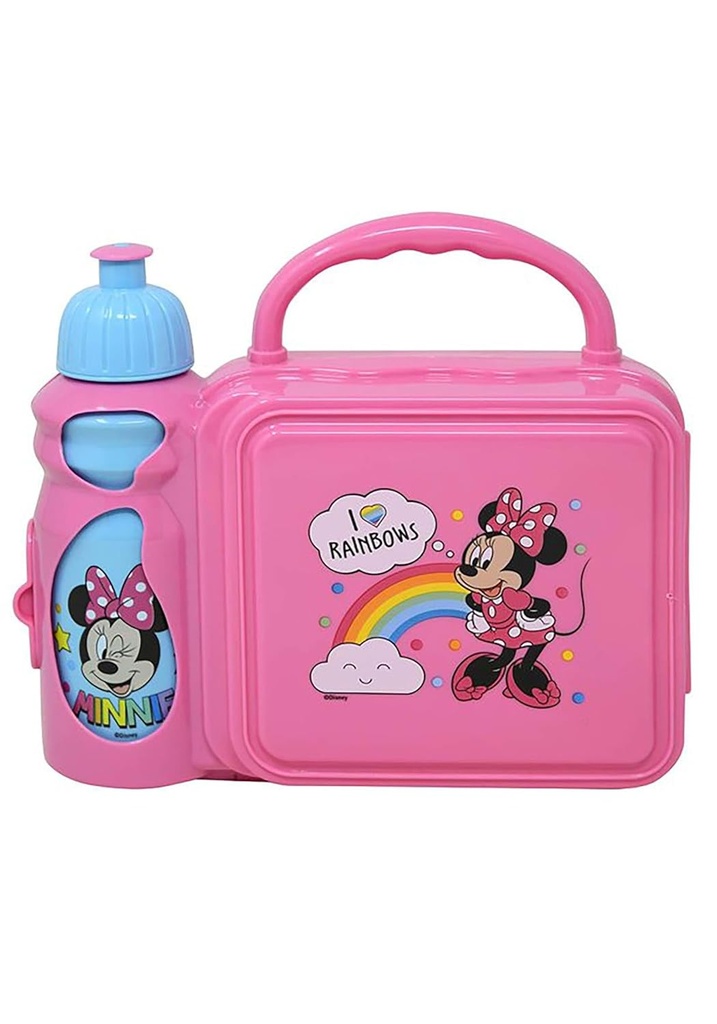 Zak Designs Minnie Mouse Combo Lunch Box - ST, Standard, Pink