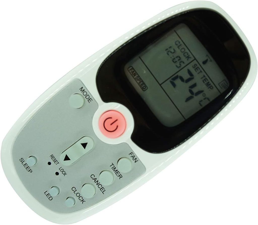 HCDZ Replacement Remote Control Without Heating Mode for Danby DAC7006DE DAC7077EE DAC8006DE DAC8007EE DAC10007EE DAC9006DE DAC10066DE DAC9007 Windows Room Air Conditioner