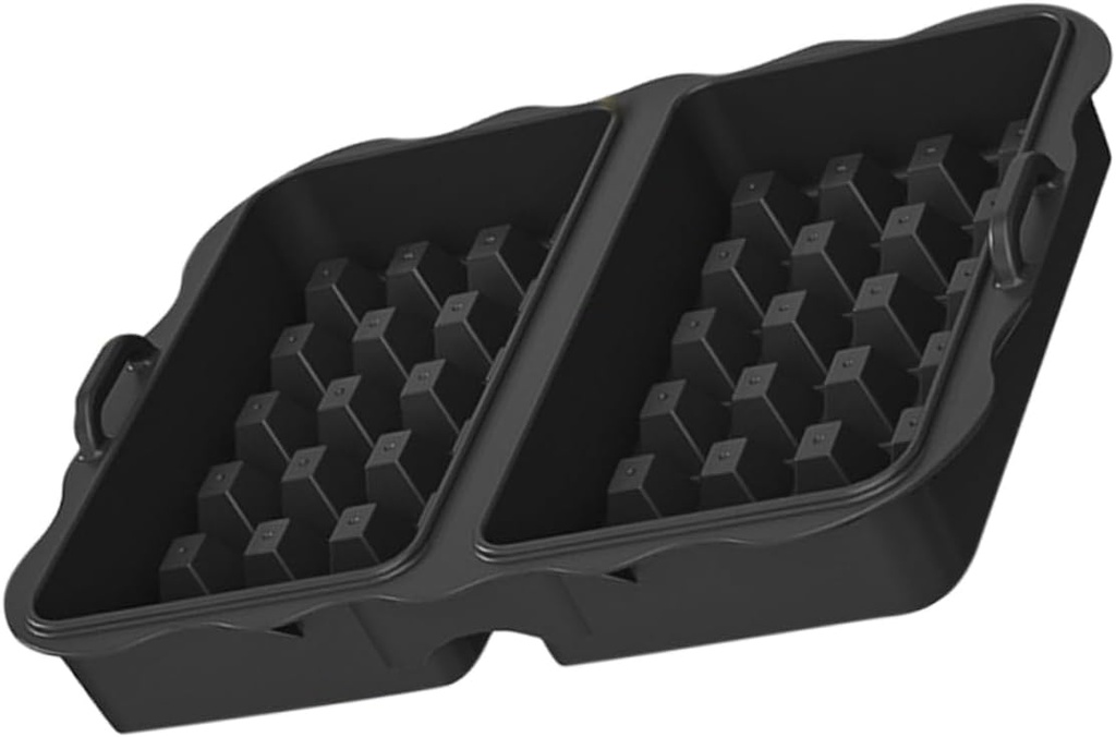 Cabilock Nonstick Silicone Waffle Maker Mold for Air Fryer Versatile Baking Tray Compatible with Ninja Sleu Quick Healthy Waffle and Cake Mold
